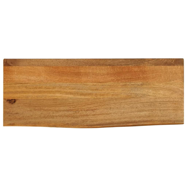 Vidaxl tafelblad met natuurlijke rand 90x40x2,5 cm massief mangohout