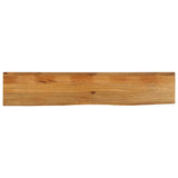 Vidaxl tafelblad met natuurlijke rand 180x40x2,5 cm massief mangohout