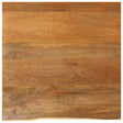 Vidaxl tafelblad met natuurlijke rand 60x60x2,5 cm massief mangohout