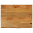 Vidaxl tafelblad met natuurlijke rand 70x60x2,5 cm massief mangohout