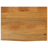 Vidaxl tafelblad met natuurlijke rand 90x60x2,5 cm massief mangohout