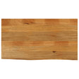 Vidaxl tafelblad met natuurlijke rand 100x60x2,5 cm massief mangohout
