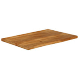 Vidaxl tafelblad met natuurlijke rand 100x60x2,5 cm massief mangohout
