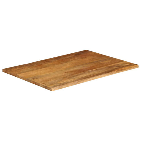 Vidaxl tafelblad met natuurlijke rand 100x80x2,5 cm massief mangohout