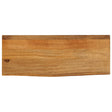 Vidaxl tafelblad met natuurlijke rand 70x30x3,8 cm massief mangohout