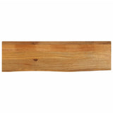 Vidaxl tafelblad met natuurlijke rand 110x40x3,8 cm massief mangohout