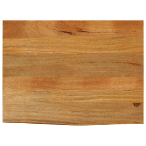 Vidaxl tafelblad met natuurlijke rand 80x60x3,8 cm massief mangohout