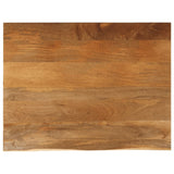 Vidaxl tafelblad met natuurlijke rand 100x80x3,8 cm massief mangohout