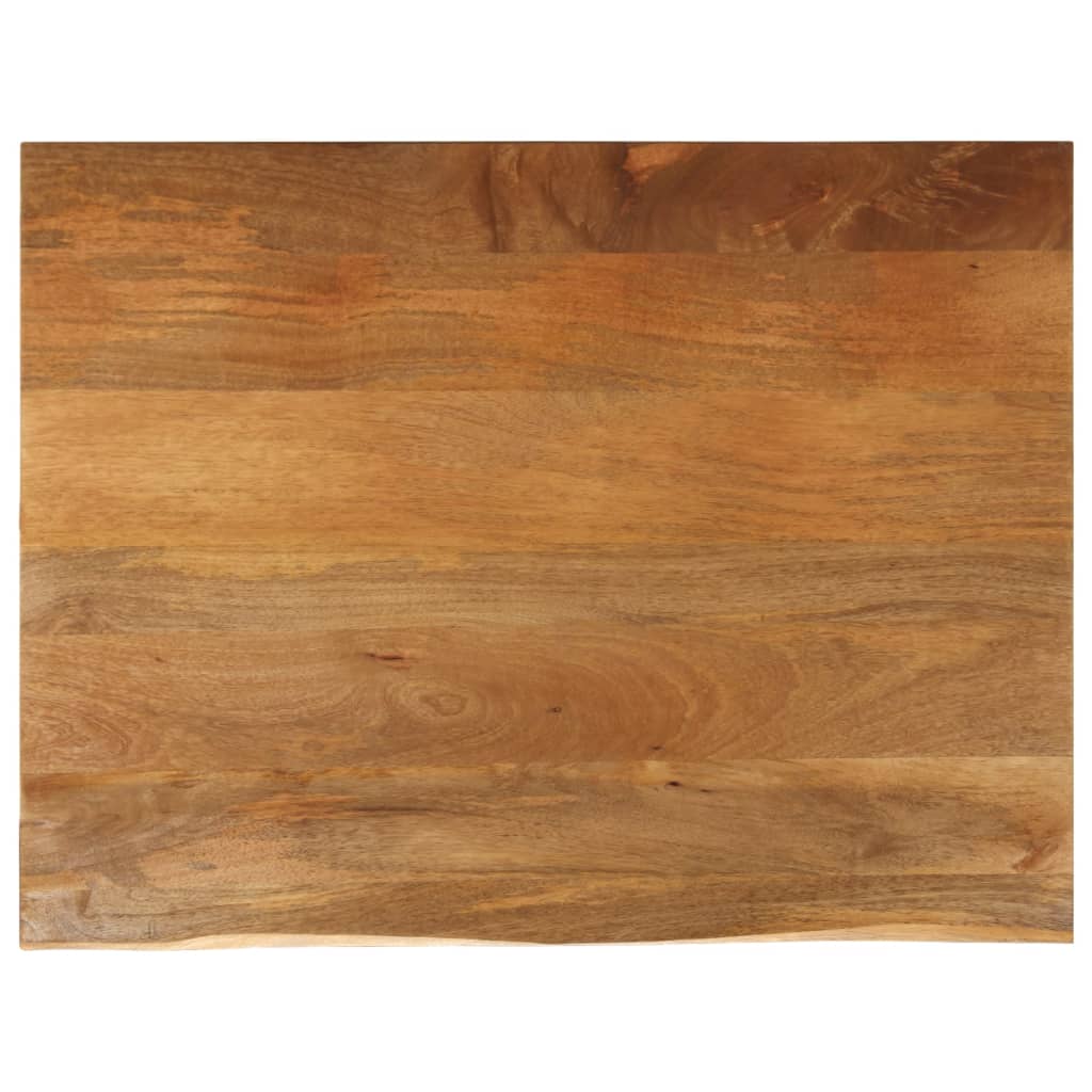 Vidaxl tafelblad met natuurlijke rand 110x80x3,8 cm massief mangohout
