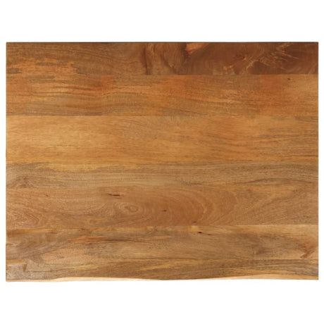 Vidaxl tafelblad met natuurlijke rand 110x80x3,8 cm massief mangohout