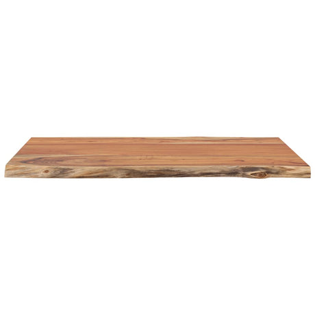 Vidaxl tafelblad rechthoekig natuurlijke rand 50x40x2,5 cm acaciahout