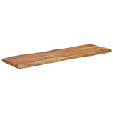 Vidaxl tafelblad rechthoekig natuurlijke rand 110x40x2,5 cm acaciahout