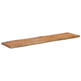 Vidaxl tafelblad rechthoekig natuurlijke rand 140x40x2,5 cm acaciahout
