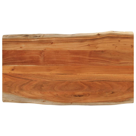 Vidaxl tafelblad rechthoekig natuurlijke rand 110x60x2,5 cm acaciahout