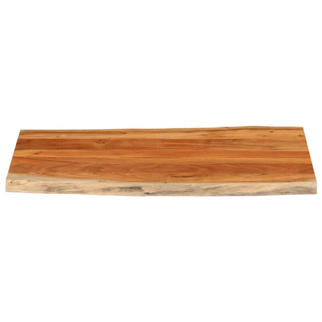 Vidaxl tafelblad rechthoekig natuurlijke rand 110x60x2,5 cm acaciahout