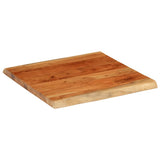 Vidaxl tafelblad vierkant natuurlijke rand 40x40x3,8 cm acaciahout