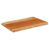 Vidaxl tafelblad rechthoekig natuurlijke rand 50x40x3,8 cm acaciahout