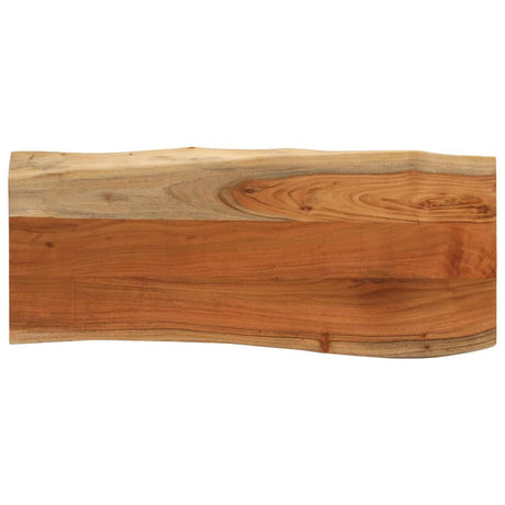 Vidaxl tafelblad rechthoekig natuurlijke rand 80x40x3,8 cm acaciahout