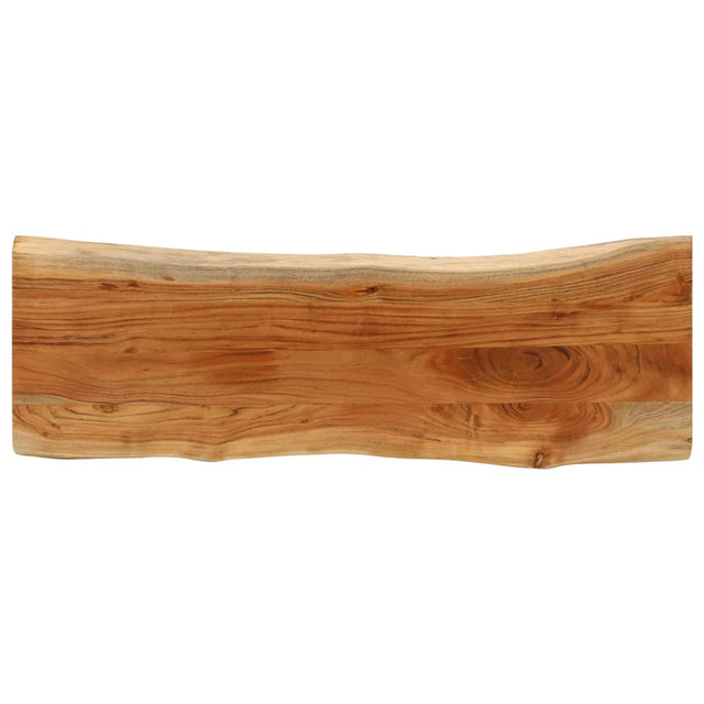 Vidaxl tafelblad rechthoekig natuurlijke rand 110x40x3,8 cm acaciahout