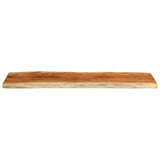 Vidaxl tafelblad rechthoekig natuurlijke rand 110x40x3,8 cm acaciahout
