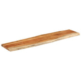 Vidaxl tafelblad rechthoekig natuurlijke rand 180x40x3,8 cm acaciahout