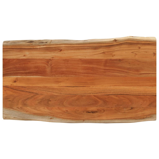 Vidaxl tafelblad rechthoekig natuurlijke rand 120x60x3,8 cm acaciahout