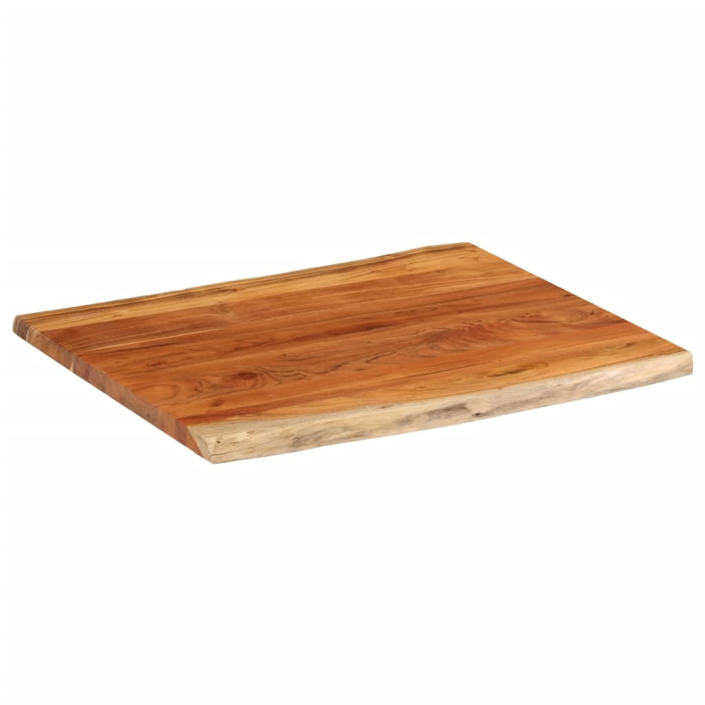 Vidaxl tafelblad rechthoekig natuurlijke rand 90x80x3,8 cm acaciahout