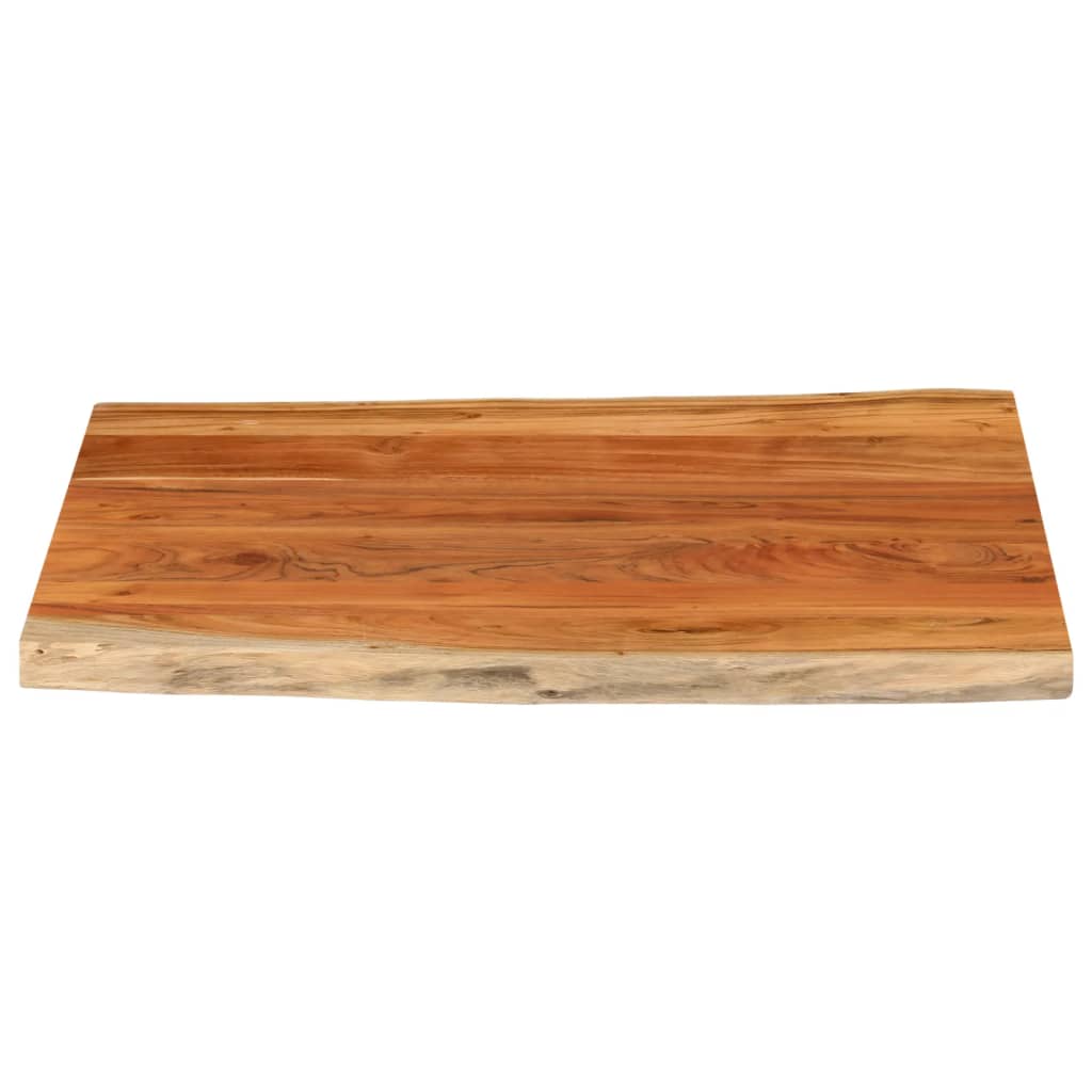 Vidaxl tafelblad rechthoekig natuurlijke rand 90x80x3,8 cm acaciahout