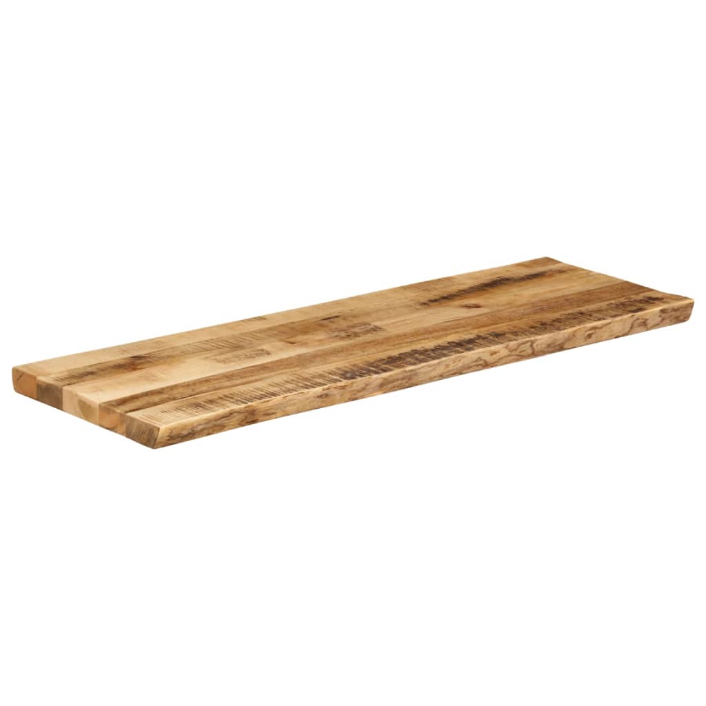 Vidaxl tafelblad met natuurlijke rand 120x40x2,5 cm massief mangohout