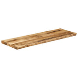 Vidaxl tafelblad met natuurlijke rand 120x40x2,5 cm massief mangohout