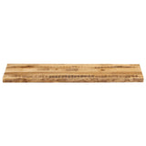Vidaxl tafelblad met natuurlijke rand 120x40x2,5 cm massief mangohout