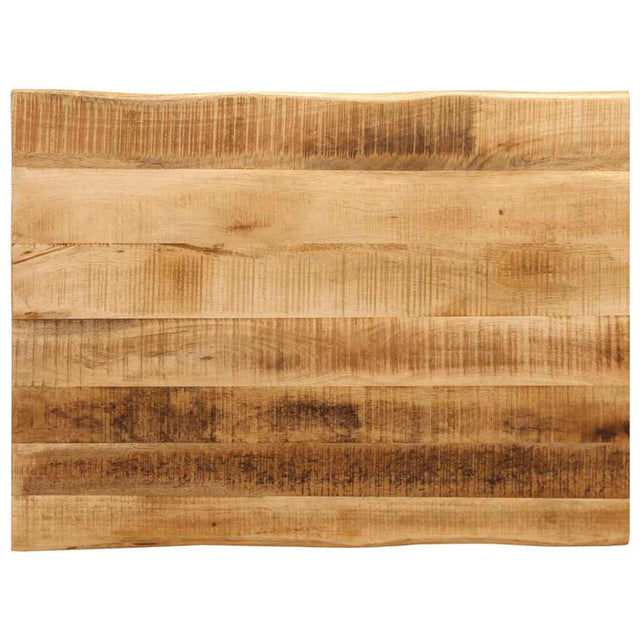 Vidaxl tafelblad met natuurlijke rand 80x60x2,5 cm massief mangohout