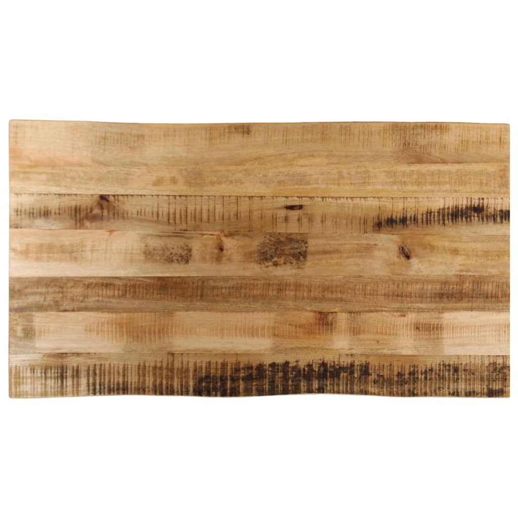 Vidaxl tafelblad met natuurlijke rand 100x60x2,5 cm massief mangohout