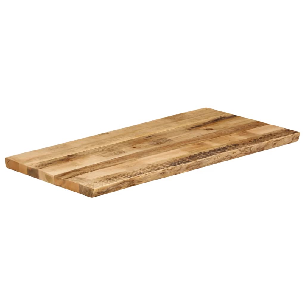 Vidaxl tafelblad met natuurlijke rand 100x60x2,5 cm massief mangohout