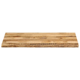 Vidaxl tafelblad met natuurlijke rand 100x60x2,5 cm massief mangohout