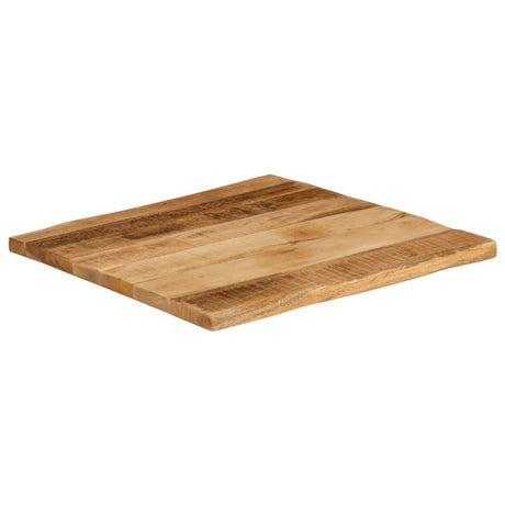 Vidaxl tafelblad met natuurlijke rand 80x80x2,5 cm massief mangohout