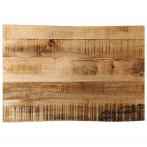 Vidaxl tafelblad met natuurlijke rand 60x40x3,8 cm massief mangohout