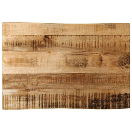 Vidaxl tafelblad met natuurlijke rand 70x40x3,8 cm massief mangohout