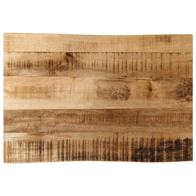 Vidaxl tafelblad met natuurlijke rand 70x40x3,8 cm massief mangohout