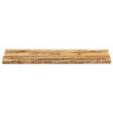 Vidaxl tafelblad met natuurlijke rand 110x40x3,8 cm massief mangohout
