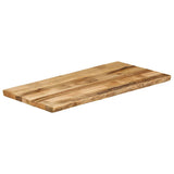 Vidaxl tafelblad met natuurlijke rand 100x60x3,8 cm massief mangohout