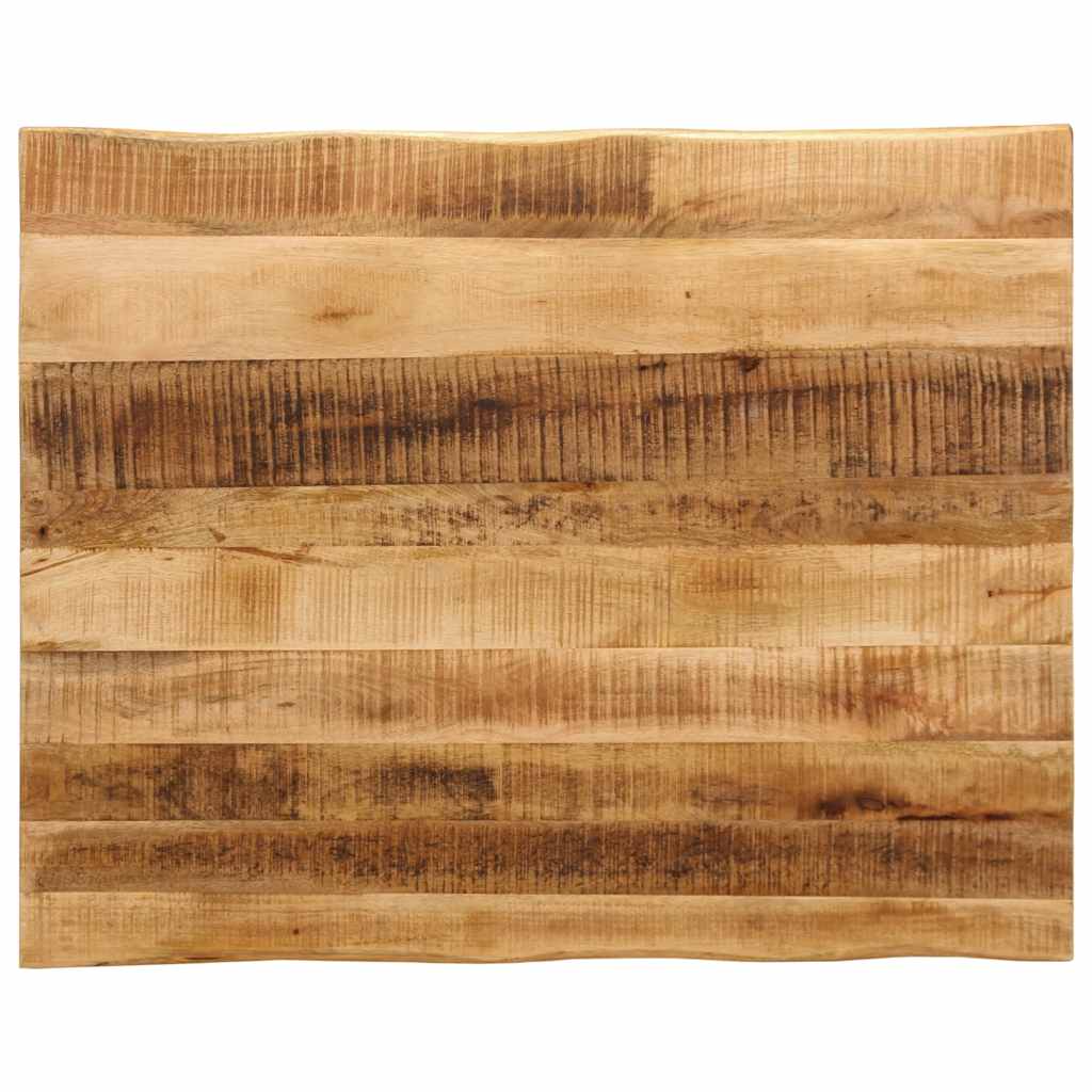 Vidaxl tafelblad met natuurlijke rand 100x80x3,8 cm massief mangohout