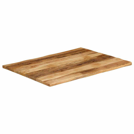 Vidaxl tafelblad met natuurlijke rand 100x80x3,8 cm massief mangohout