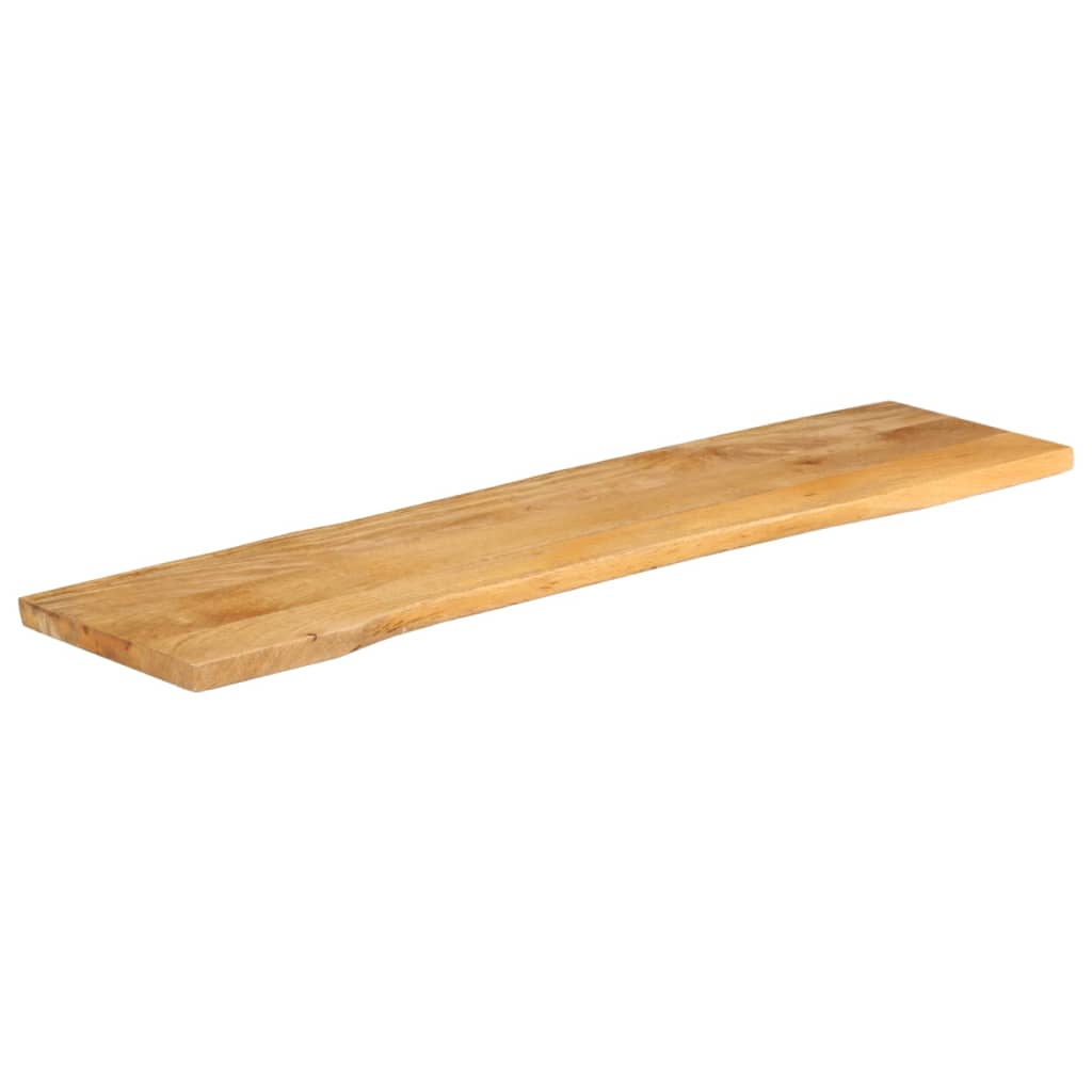 Vidaxl tafelblad met natuurlijke rand 180x40x2,5 cm massief mangohout