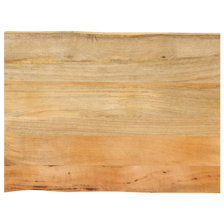 Vidaxl tafelblad met natuurlijke rand 90x60x2,5 cm massief mangohout