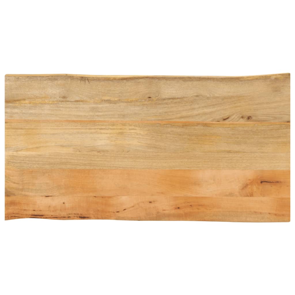 Vidaxl tafelblad met natuurlijke rand 120x60x2,5 cm massief mangohout