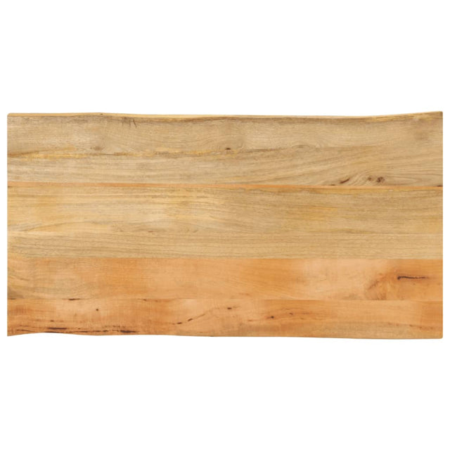 Vidaxl tafelblad met natuurlijke rand 120x60x2,5 cm massief mangohout