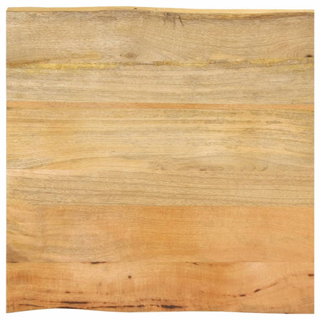 Vidaxl tafelblad met natuurlijke rand 80x80x2,5 cm massief mangohout