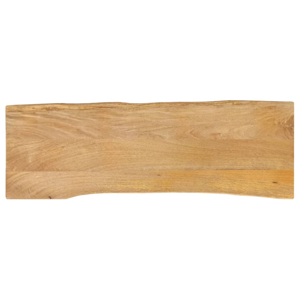 Vidaxl tafelblad met natuurlijke rand 140x40x3,8 cm massief mangohout