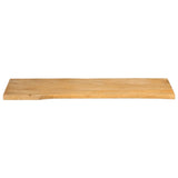 Vidaxl tafelblad met natuurlijke rand 140x40x3,8 cm massief mangohout